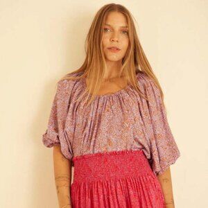 NWT Natalie Martin Ella Top XS in Shangri La Orchid